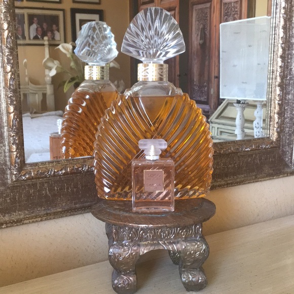 DIVA by Ungaro large factice, dummy, display cut crystal perfume bottle. Rare! - Picture 2 of 7